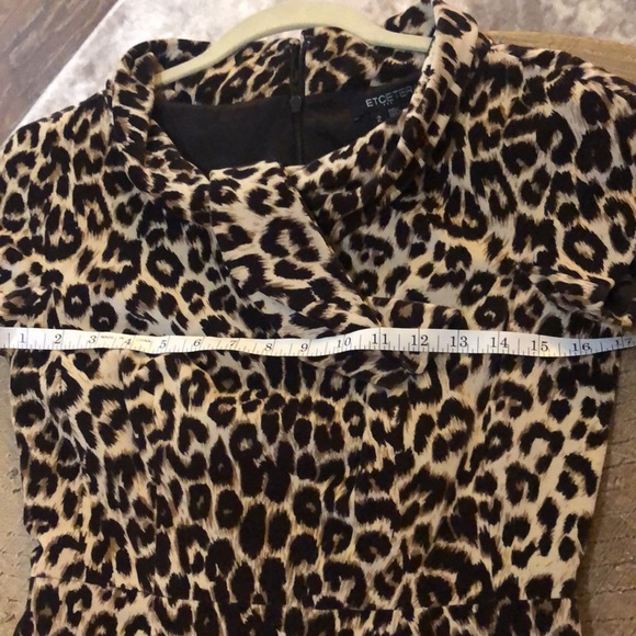 ETCetera cheetah print dress NWOT - Picture 8 of 11